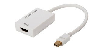 Adaptateur DisplayPort 1.2, mDP - HDMI-I, 0,2 m