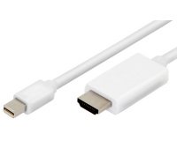 Câble d'adaptateur Mini Display Port, mDP-HDMI-A, 2m
