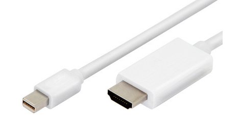 Câble d'adaptateur Mini Display Port, mDP-HDMI-A, 2m