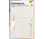 Sachet en tissu NATURE, assorti dans 3 tailles