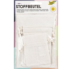 Sachet en tissu NATURE, assorti dans 3 tailles