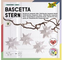 Feuilles pliables étoile Bascetta, 75 x 75 mm
