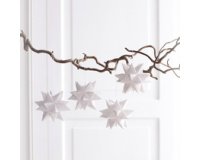 Feuilles pliables étoile Bascetta, 75 x 75 mm