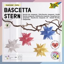 Feuilles pliables étoile Bascetta, 75 x 75 mm