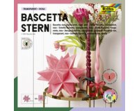 Feuilles pliables étoile Bascetta, 150 x 150 mm, jaune