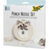 Kit de Punch Needle en alpaga, 8 pièces