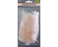 Plumes d'autruche, longueur : env. 170 mm, assorti