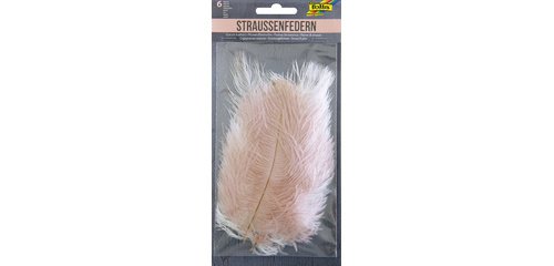 Plumes d'autruche, longueur : env. 170 mm, assorti