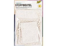 Sachet en tissu avec impression de motif, 3 tailles