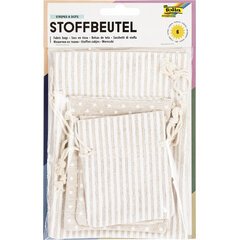 Sachet en tissu avec impression de motif, 3 tailles