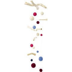 Boules en feutre HOLI FESTIVAL, laine mérinos