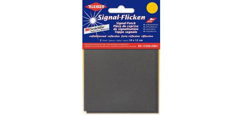 Patch de signalisation, (L)100 x (H)120 mm, argent