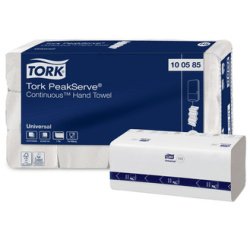 TORK PeakServe Essuie-mains continu, 201 x 225 mm, blanc