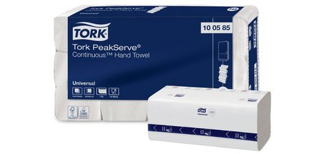 TORK PeakServe Essuie-mains continu, 201 x 225 mm, blanc