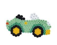 Hama Perles à repasser midi + plaque à picots, pot plastique