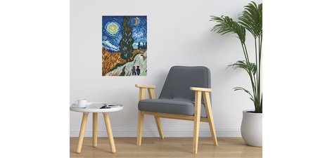 Hama Perles à repasser midi Art 'Van Gogh', boîte cadeau