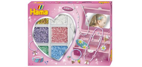Hama Perles à repasser midi 'Création bijoux', boîte cadeau