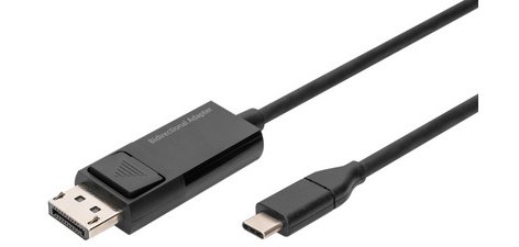 Câble adaptateur bidirectionnel USB Typ C vers DP