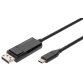 Câble adaptateur bidirectionnel USB Typ C vers DP