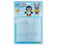 Hama Plaques pour perles à repasser 'Pingouin, lapin'
