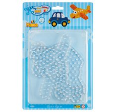 Hama Plaques pour perles à repasser 'Voiture, avion'