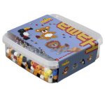 Hama Perles à repasser maxi + plaques 'Lion, petit éléphant'