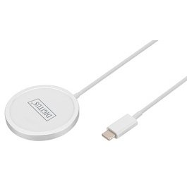 Chargeur à induction, magnétique, 15 watts, blanc