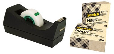 Dévidoir de ruban adhésif C38, 14 rouleaux incl.,noir