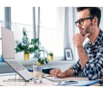 Support pour ordinateur portable FOLD, argent