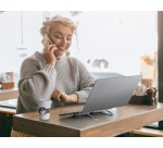 Support pour ordinateur portable FOLD, argent