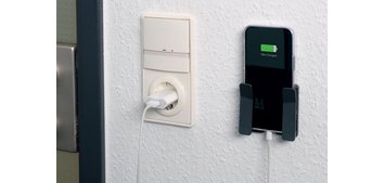 Support mural pour tablette VISIOCLIP, anthracite