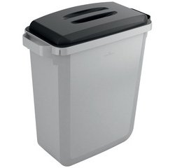 Deksel DURABIN ECO 60 rechthoekig grijs