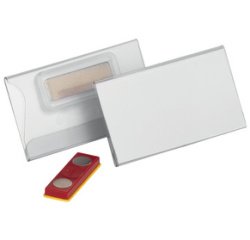 Porte-badge à aimant, 75 x 40 mm, anti-rotation