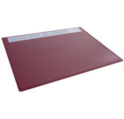 Sous-main avec calendrier, PP, rouge