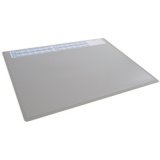 Sous-main avec calendrier, PP, gris