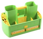 Boîte à outils de jardiage GardenAid >W< 19/62, vert/