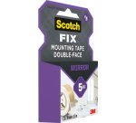 3M Ruban adhésif de fixation -Fix pour miroir, blanc