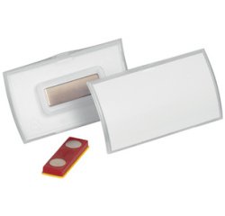 Badgehouder met magneet 90 x 54 mm antirotatie