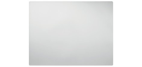 Schreibunterlage mit dekorativer Rille Durable, PP, Größe 530 x 400 mm, transparent weiß