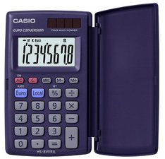 Calculatrice de poche HS-8 VERA, alimentation solaire