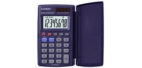 Calculatrice de poche HS-8 VERA, alimentation solaire