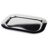 Plateau FINESSE, (L)680 x (P)480 mm, argent