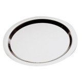 Plateau en inox Finesse, rond