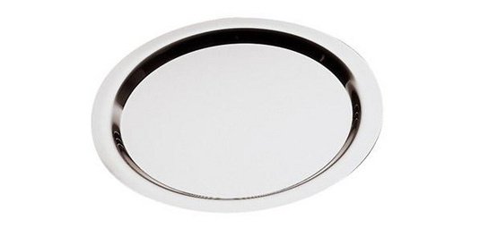 Plateau FINESSE, diamètre: 480 mm, argent
