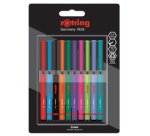 Fineliner, largeur de tracé: 0,4 mm, blister de 10