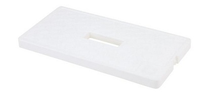 Bloc réfrigérant, (L)410 x (P)210 x (H)25 mm, blanc