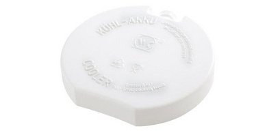 Bloc réfrigérant, diamètre: 105 mm, blanc