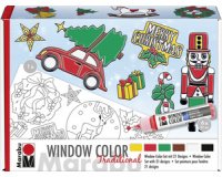Kit Window Color 'XMAS Traditional', 6 x 25 ml