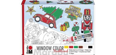 Kit Window Color 'XMAS Traditional', 6 x 25 ml