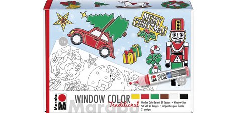 Kit Window Color 'XMAS Traditional', 6 x 25 ml